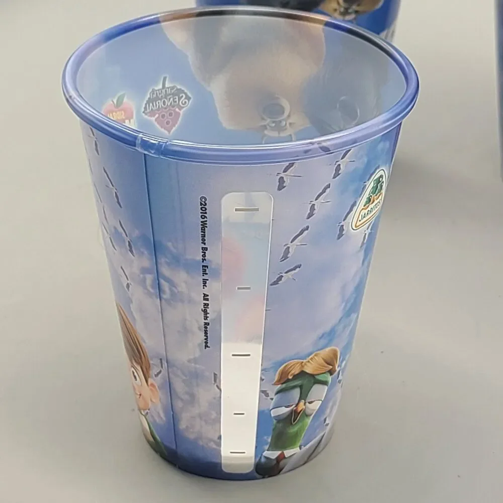 Set (50) promotional cups for the STORKS Movie Collectible Plastic New